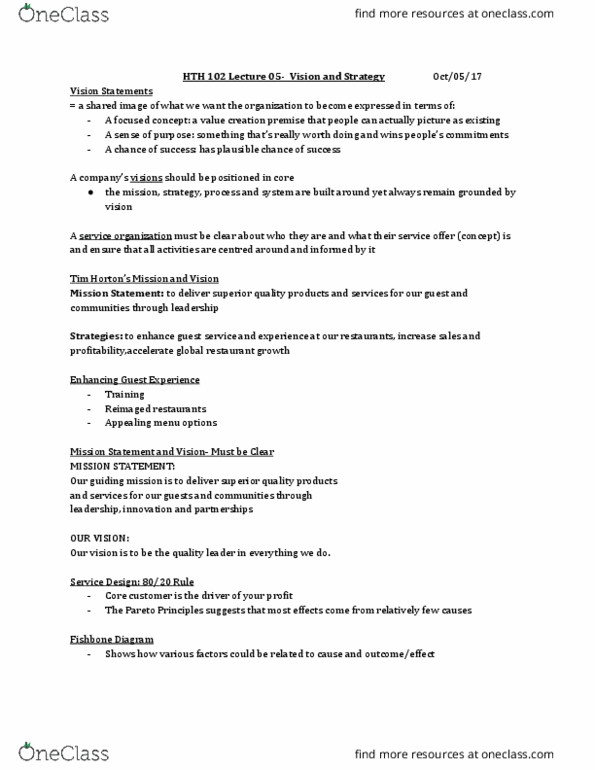 HTH 102 Lecture Notes - Lecture 5: Step Outline, Management System, Impression Management thumbnail