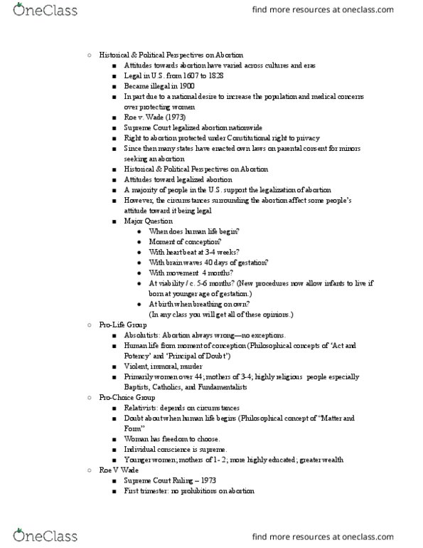 HLTH 342 Lecture Notes - Lecture 23: Interactive Voice Response, Anterior Pituitary, Placenta thumbnail