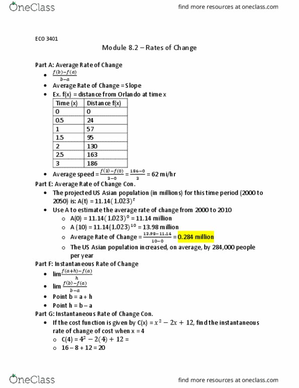 ECO 3401 Chapter 8.2: ECO 3401 - Module 8.2 thumbnail