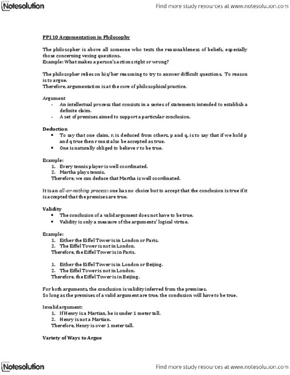 PP110 Lecture Notes - Inductive Reasoning thumbnail