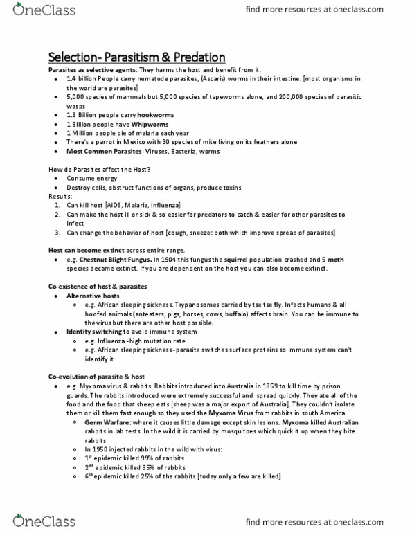 BIO 200 Lecture Notes - Lecture 19: Oatmeal, Ecotone, Snowshoe Hare thumbnail