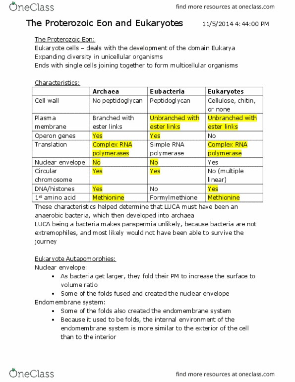 BIO 1130 Lecture Notes - Lecture 7: Centriole, Cytoskeleton, Centrosome thumbnail