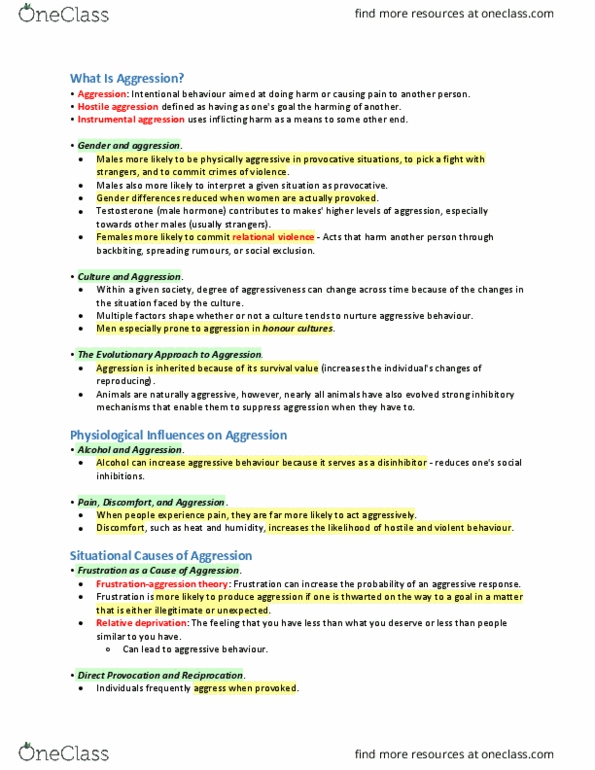 PSYCH 2C03 Chapter Notes - Chapter 11: Trait Theory, Relative Deprivation thumbnail