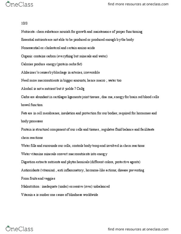 ESS 3 Lecture Notes - Lecture 1: Emulsion, Triglyceride, Mexican Americans thumbnail