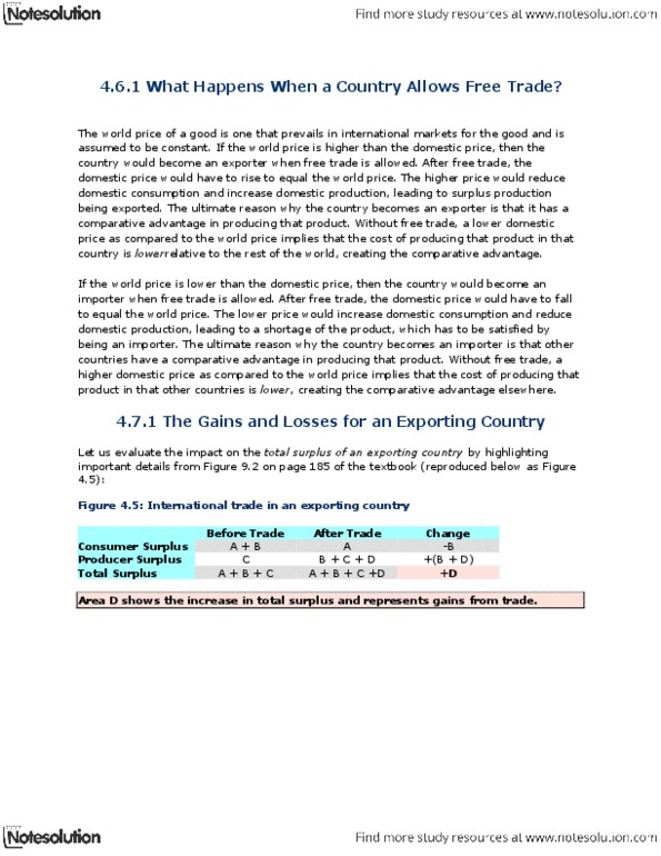 ECON 1B03 Lecture Notes - Economic Surplus, West Bank Areas In The Oslo Ii Accord, Comparative Advantage thumbnail