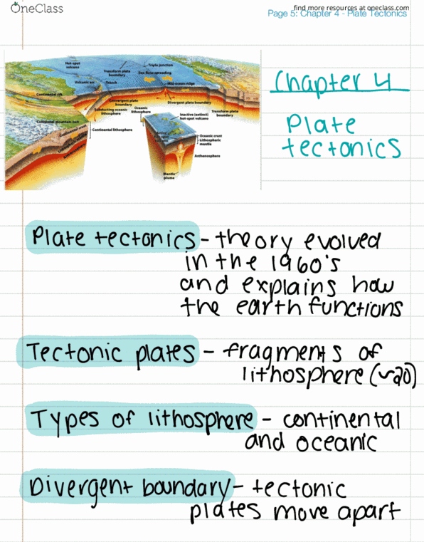 ESC-1000 Lecture 6: Chapter 4 - Plate Tectonics thumbnail