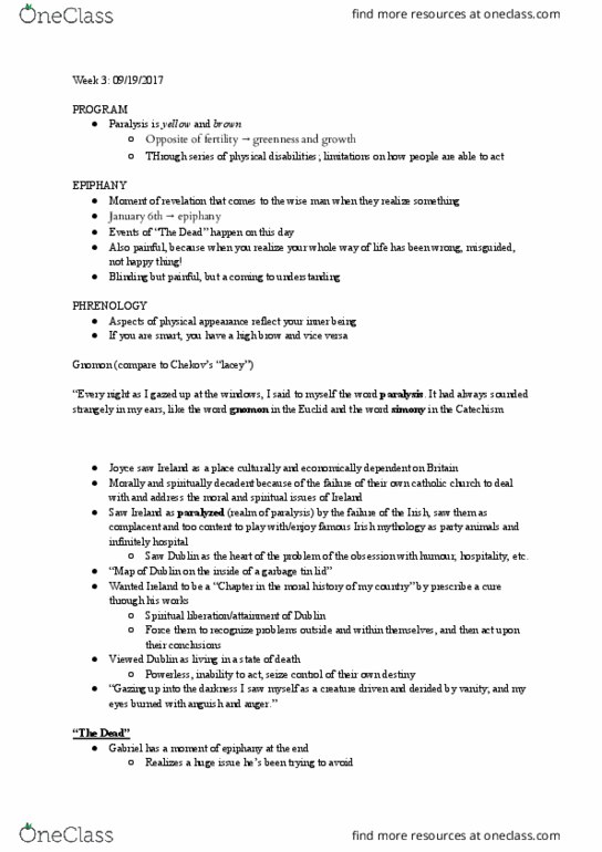 English 1022E Lecture Notes - Lecture 4: Shadow Falls, Parallelogram, The West Briton thumbnail