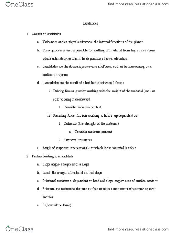 GSC 350 Lecture Notes - Lecture 7: Clay Minerals, Soil Horizon thumbnail