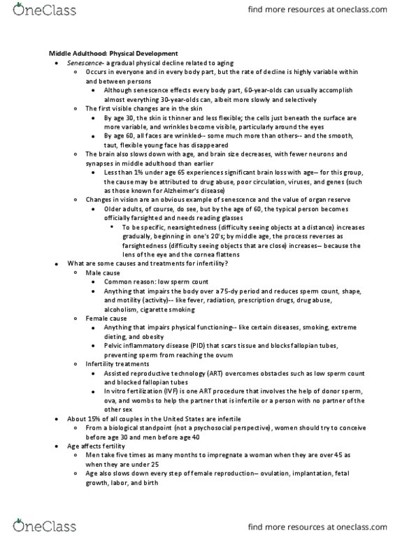 HD 101 Lecture Notes - Lecture 12: Late-Onset Hypogonadism, Libido, World Health Organization thumbnail