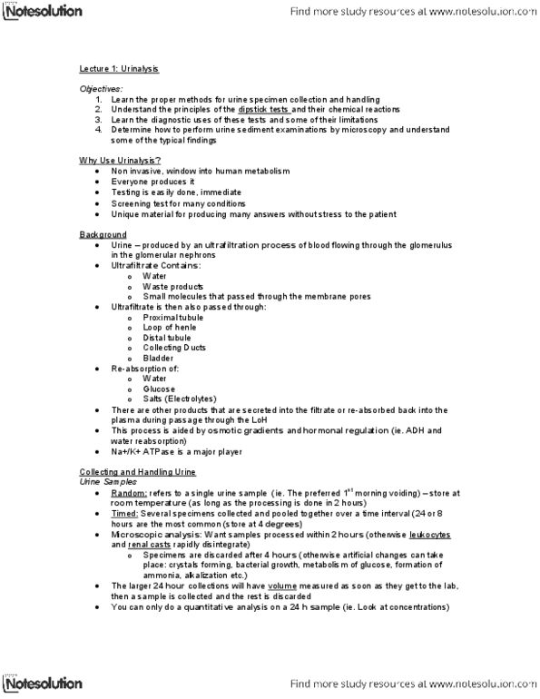 Biochemistry 3386B Lecture Notes - Maple Syrup Urine Disease, Diabetes Insipidus, Hyperemesis Gravidarum thumbnail