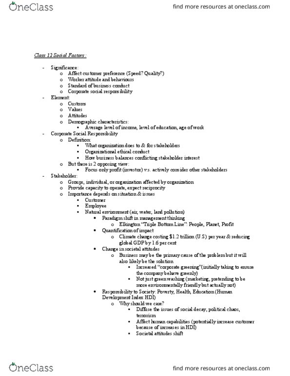 BUS 111W Lecture Notes - Lecture 12: Protection Mechanism, Corporate Social Responsibility, Triple Bottom Line thumbnail