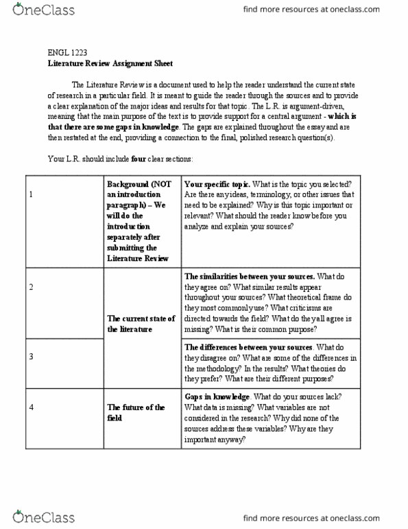 ENGL 1223 Lecture Notes - Lecture 17: Spaced, Times New Roman thumbnail