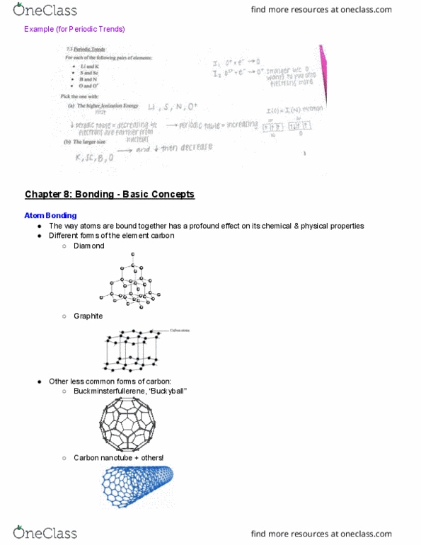 CHEM 11H Lecture Notes - Lecture 18: Octet Rule, Carbon Nanotube, Buckminsterfullerene thumbnail