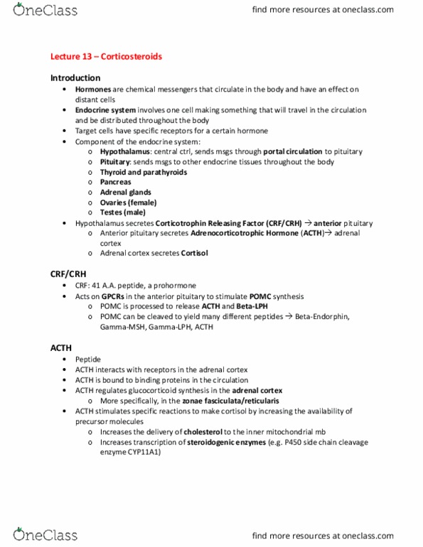 PHAR 300 Lecture Notes - Lecture 13: Muscle Weakness, Methyl Group, Interleukin 2 thumbnail