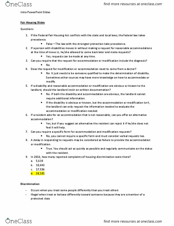 FHCE 3350 Lecture Notes - Lecture 2: Therapy Dog, Service Animal, Obsessive–Compulsive Disorder thumbnail