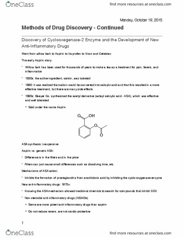 BPS 2110 Lecture Notes - Lecture 4: Health Canada, Postmarketing Surveillance, Sports Injury thumbnail