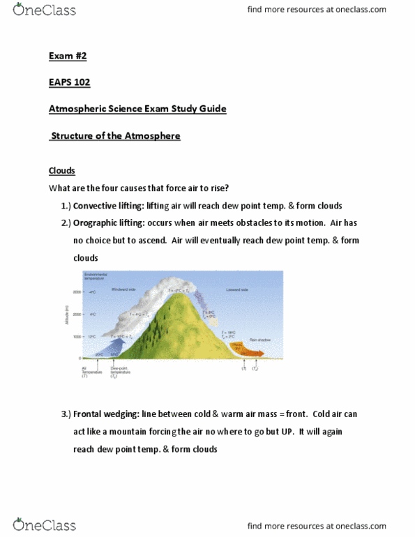 EAPS 10200 Lecture Notes - Lecture 7: Dew Point thumbnail