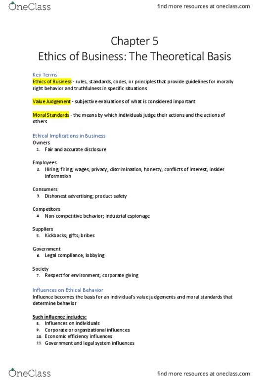 ADM 1301 Lecture Notes - Lecture 5: Retributive Justice, Procedural Justice, Distributive Justice thumbnail