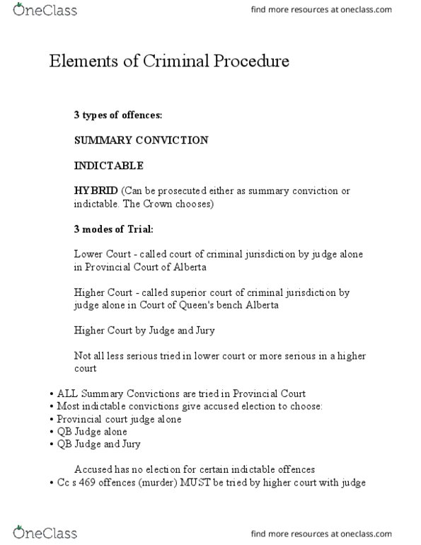 LEGL-220 Lecture Notes - Lecture 3: Private Prosecution, Inherent Jurisdiction, Affidavit thumbnail