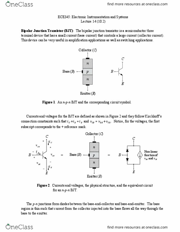 ECE 345 Lecture Notes - Lecture 14: Equivalent Circuit, Regions Of Johannesburg thumbnail