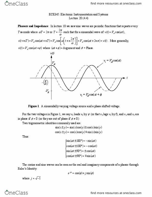 ECE 345 Lecture Notes - Lecture 20: Resistor, Euclidean Vector, Angular Velocity thumbnail