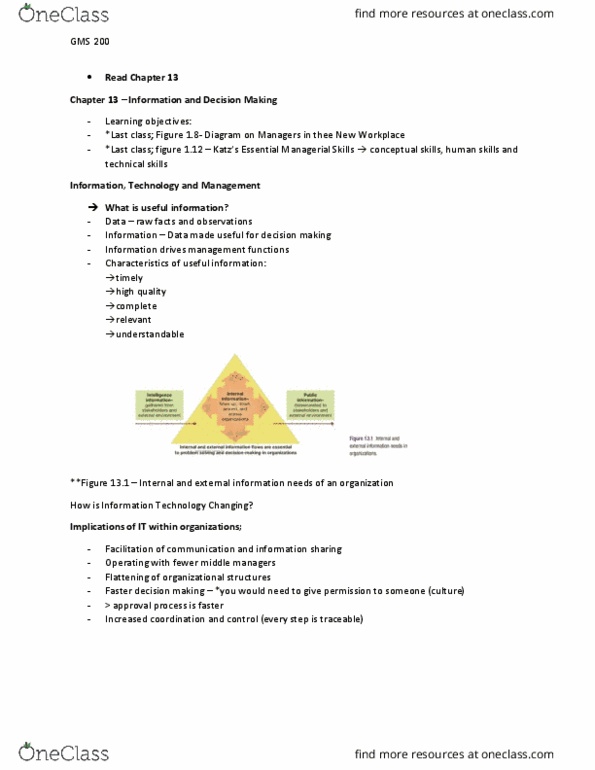 GMS 200 Lecture Notes - Lecture 5: Mount Everest, Availability Heuristic, Crisis Management thumbnail