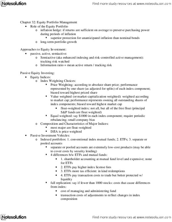MIS 4500 Lecture Notes - Stratified Sampling, Mutual Fund, Dividend Yield thumbnail