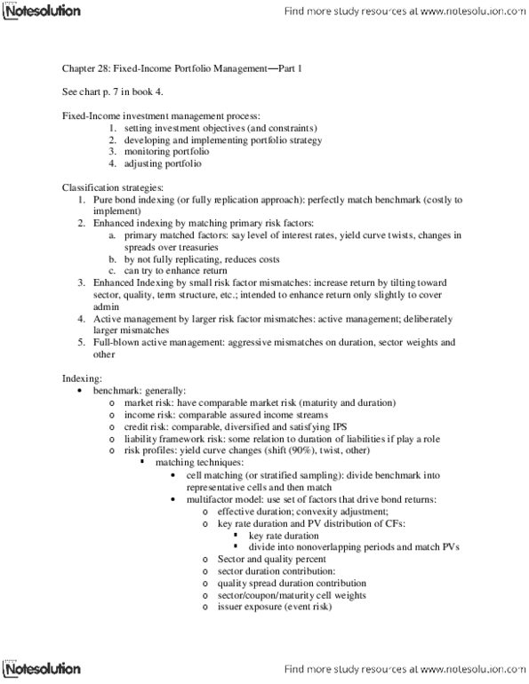 MIS 4500 Lecture Notes - Fixed-Income Attribution, Active Return, Active Management thumbnail