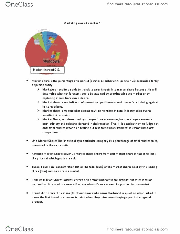 MKT 100 Lecture Notes - Lecture 5: Direct Selling, Organizational Culture, Marketing Mix thumbnail