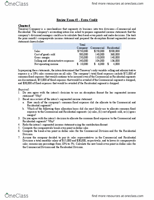 SPCOM100 Lecture Notes - Lecture 1: Earnings Before Interest And Taxes, Accounts Payable, Gross Margin thumbnail