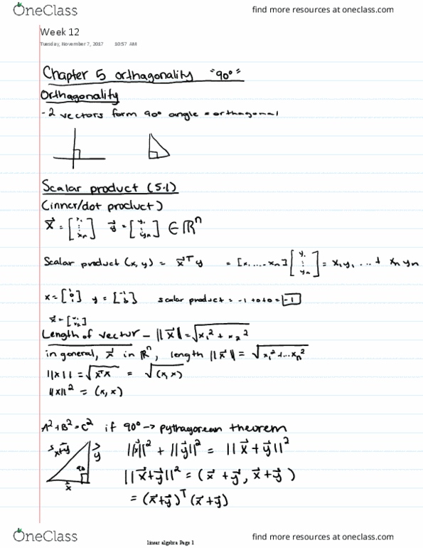 MATH 2660 Lecture Notes - Lecture 12: Linear Algebra thumbnail