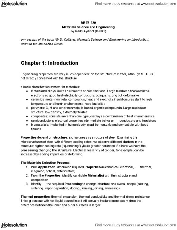 MATLS 1M03 Lecture Notes - Transmittance, Glass Transition, Activation Energy thumbnail