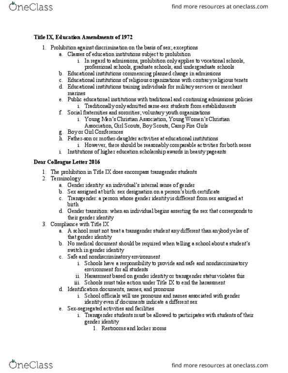 WGS 410 Lecture Notes - Lecture 1: Camp Fire, Personally Identifiable Information, Due Process thumbnail