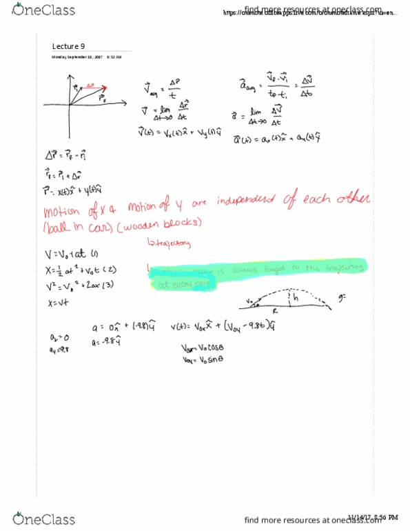 PHYS 141 Lecture Notes - Lecture 6: Microsoft Onenote thumbnail