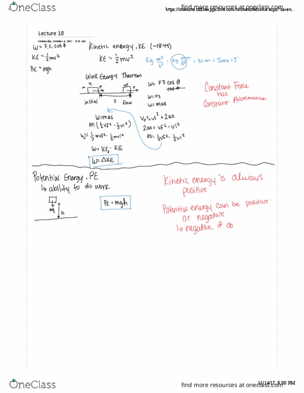 PHYS 141 Lecture Notes - Lecture 15: Microsoft Onenote thumbnail
