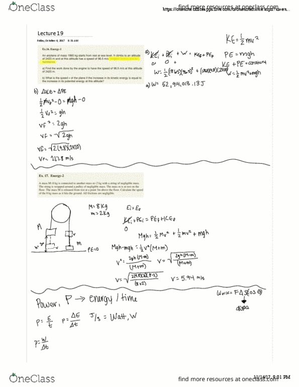 PHYS 141 Lecture Notes - Lecture 16: Microsoft Onenote thumbnail