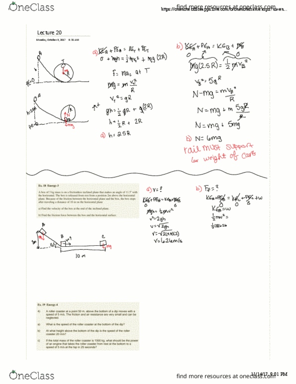 PHYS 141 Lecture Notes - Lecture 17: Microsoft Onenote thumbnail