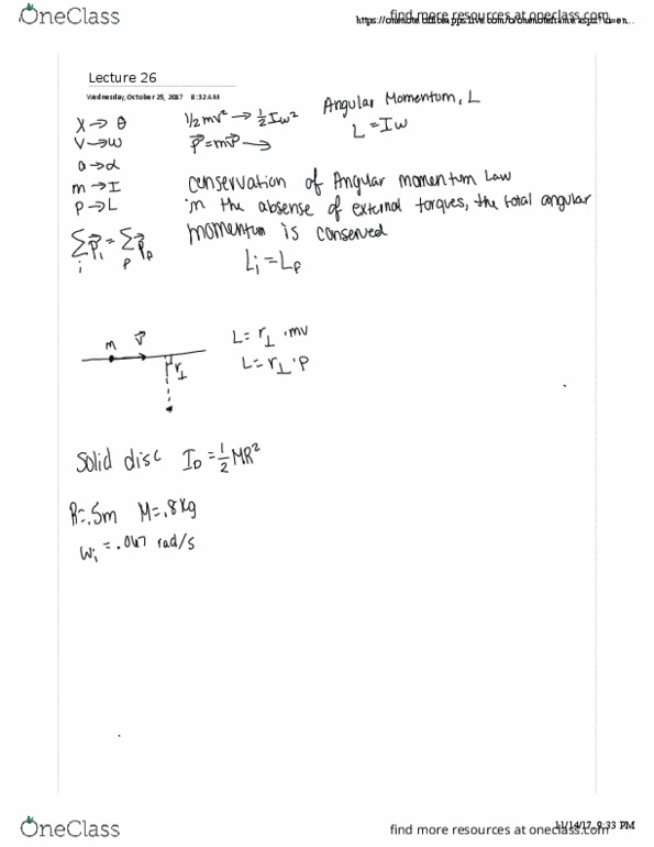 PHYS 141 Lecture Notes - Lecture 23: Microsoft Onenote thumbnail