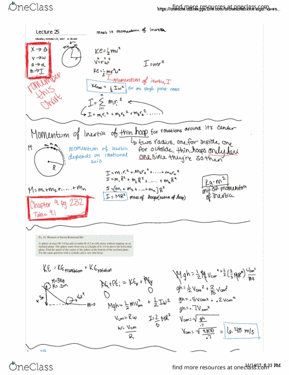 PHYS 141 Lecture Notes - Lecture 22: Microsoft Onenote thumbnail