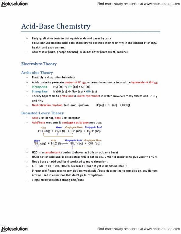 CHEM 1A03 Lecture Notes - Lecture 8: Lightning, Sodium Chloride, Formal Charge thumbnail