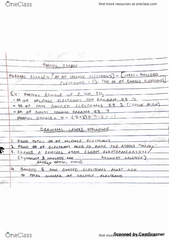 CHEM103 Lecture 4: formal charge and lewis structure thumbnail