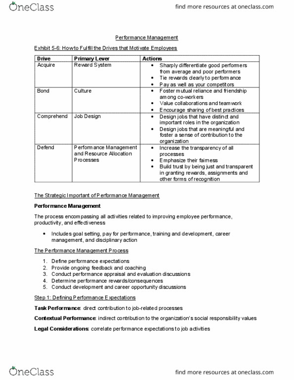 HROB 2100 Lecture Notes - Lecture 14: Performance Appraisal, Motivate (Company), Central Tendency thumbnail