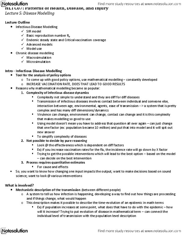 TRN125Y1 Lecture Notes - Asthma, Herd Immunity, Contact Tracing thumbnail