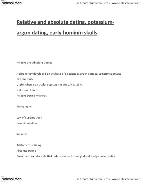 ANTH 1120 Lecture Notes - Australopithecus Afarensis, Foramen Magnum, Prognathism thumbnail
