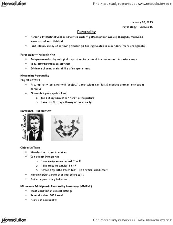 PSYC 2510 Lecture Notes - Weaning, Genital Stage, Sexual Conflict thumbnail