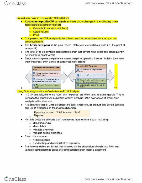 ACC 200 Lecture Notes - Lecture 7: Income Statement, Earnings Before Interest And Taxes, Fixed Cost thumbnail