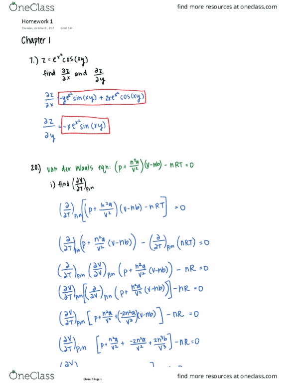 CHEM 5 Chapter 9: Ch 9 Problems A thumbnail