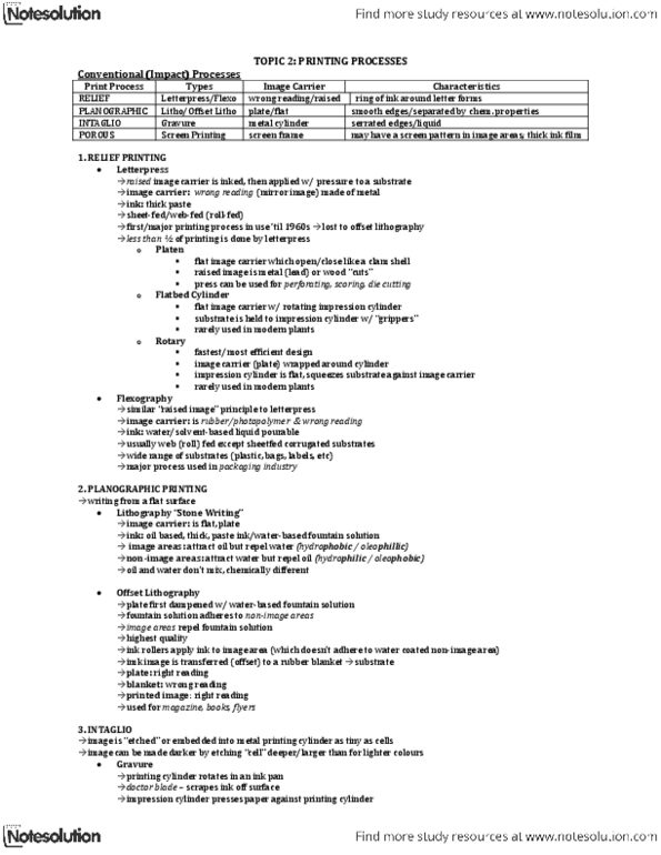 GRA 324 Lecture Notes - Sulfate, Starch, Sulfite thumbnail