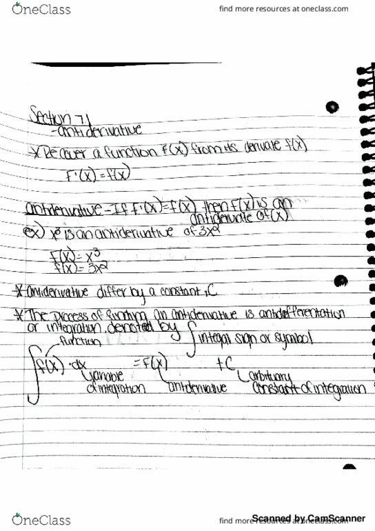 MATH-161 Lecture 44: section 7.1 thumbnail