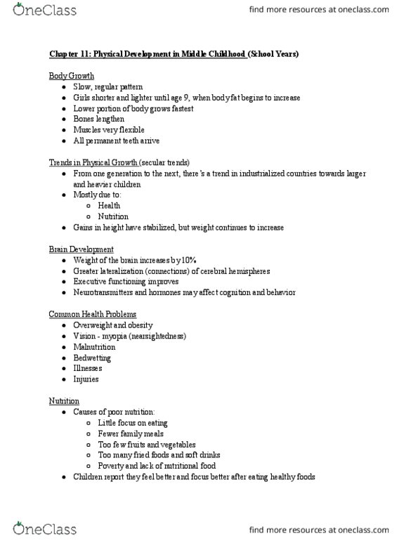 PSY 351 Lecture Notes - Lecture 17: Body Mass Index, Diabetes Mellitus Type 2, Hypertension thumbnail